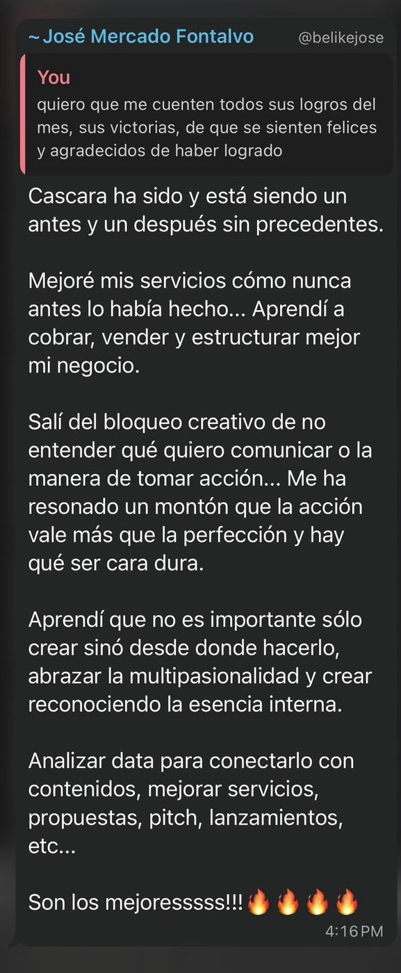 Testimonio de la comunidad sobre Ventas